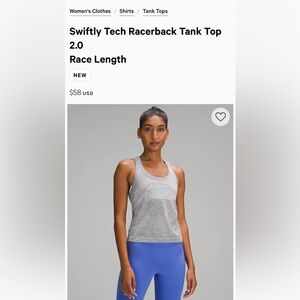 Swiftly Tech Racerback Tank Top 2.0